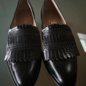 Salvatore Ferragamo Black Calf Loafers - Size 6AAAA (Narrow)